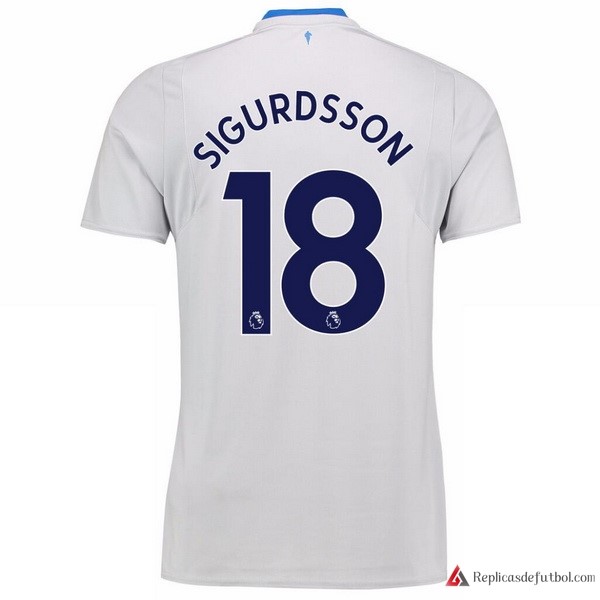 Camiseta Everton Segunda equipación Sigurdsson 2017-2018